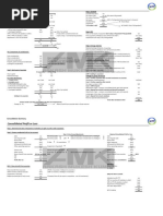 Consolidated Balance Sheet: Consolidation Summary