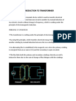 Introduction To Transformer PDF