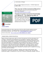 The Journal of Environmental Education: Click For Updates
