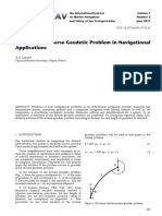 Inverse Geodetic Problems in Navigation