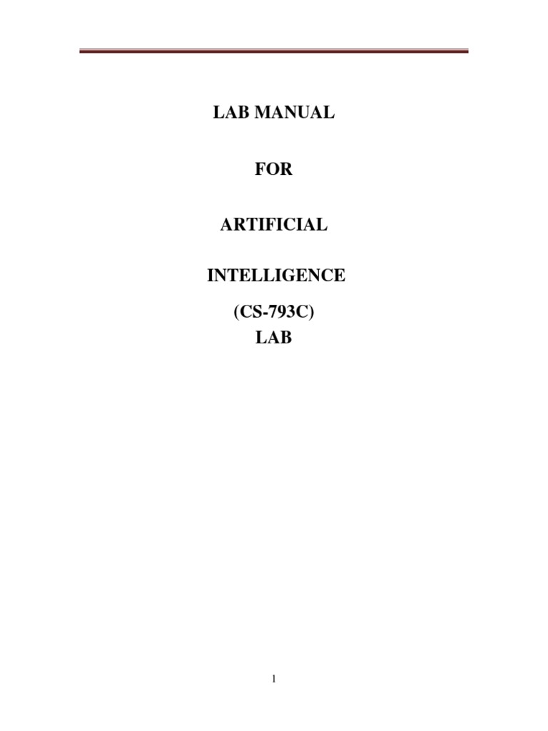 Lab Manual Ai | PDF | Computer Programming | Inference