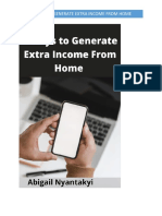 7 Ways To Generate Extra Income From Home