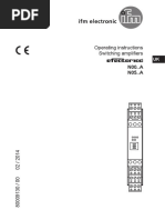 Operating Instructions Switching Amplifiers: N00..A N05..A