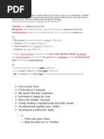 Words Which Have Raising or Falling Tone Are Underlined: Statement WH-question Yes-No Questions