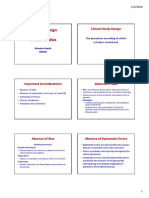 Types of Clinical Study Designs PDF
