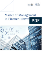 Master of Management in Finance & Investment: Nasdaq