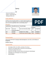 S. M. Asif Al - Samy: Career Objective