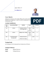 Hafijur Rahman: Exam Title Concentration/Major Institute Result Pass Year Duration