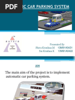 Automatic Car Parking System: Presented by Shiva Krushna.M 13M91A0431 Sai Krishna.K 13M91A0422