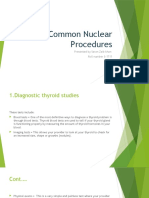 Less Common Nuclear Procedures