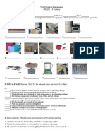 I-IDENTIFICATION: Identify The Following Kitchen Tools and Equipment. Write Your Answer On The Space Provided