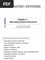 Operating Systems: Chapter 2 - Operating System Structures