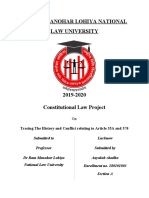 Constitutional Law Project Third Sem