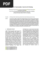 In Situ Visual Quality Control in 3D Printing