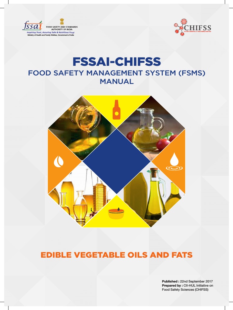 FSSAImanual For Edible Oil PDF Hazard Analysis And Critical