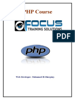 PHP Course: Web Developer: Mohamed El-Sherpiny