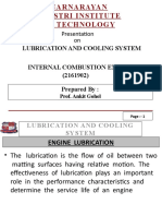 Lubrication and Cooling System