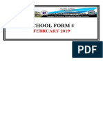 Form 4 School Report Feb 2019 Teachers List