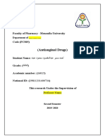 (Antianginal Drugs) : Faculty of Pharmacy - Menoufia University Code (PC805)