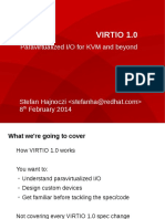 Virtio 1.0: Paravirtualized I/O For KVM and Beyond