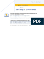 Recursos para Seguir Aprendiendo 1ro PDF