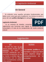 Lec. 1 Politica y Legislación Ambiental