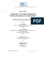 Adaptivity in Learning Management Systems Focussing On Learning Styles