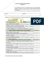 AUTOEVALUACIÓN - Evaluación Docente