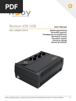 (FOR VIEW) Renton 650 USB - User Manual