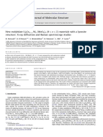 Journal of Molecular Structure: H. Bensaid, A. El Bouari, S. Benmokhtar, B. Manoun, L. Bih, P. Lazor