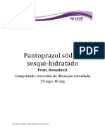 Pantoprazol Sodico Sesqui Hidratado 40mg Com 28 Comprimidos Revestidos Manual