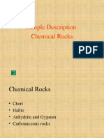 Sample Description: Chemical Rocks