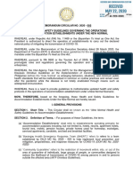 DOT Final Health&Safety Guidelines for Accommodation Establishments under the New Normal