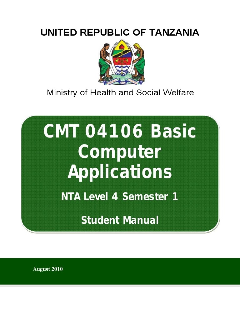 Student Basic Computer Applications Final | PDF | Computer Data Storage ...