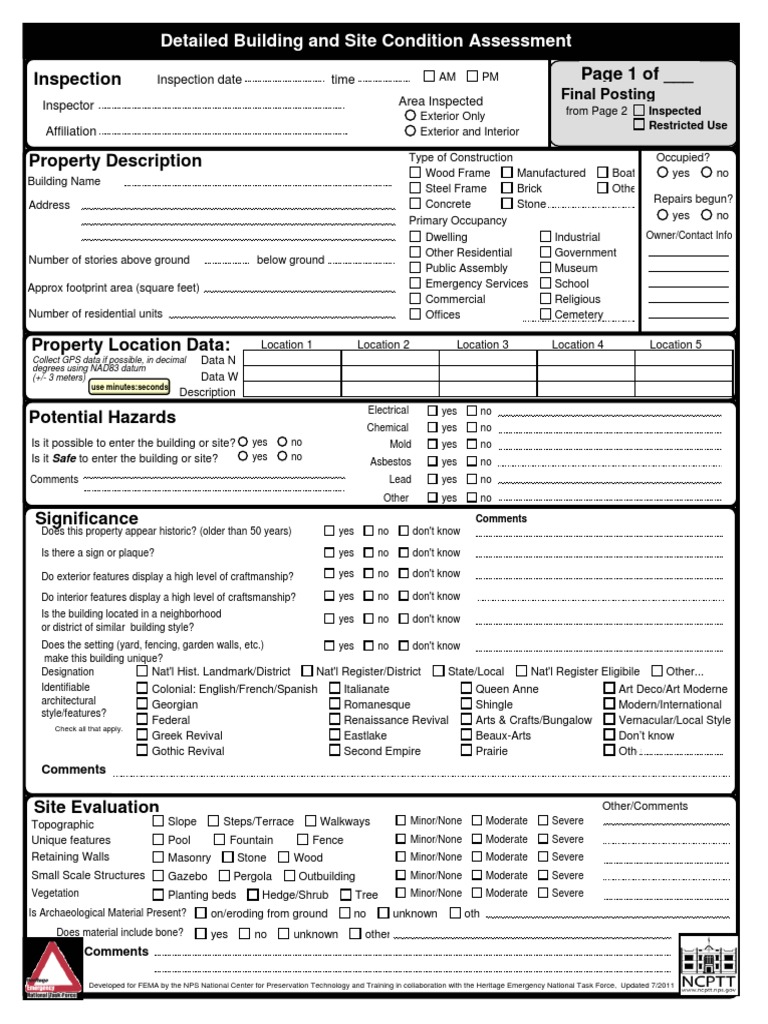 Building Condition Assessment Report | PDF | Buildings And Structures ...