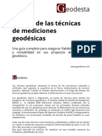 Técnicas de Mediciones Geodésicas