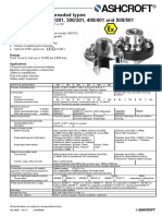 SENSORES - DIAPHRAGM SEAL THREADED