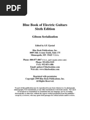Gibson Serial Numbers