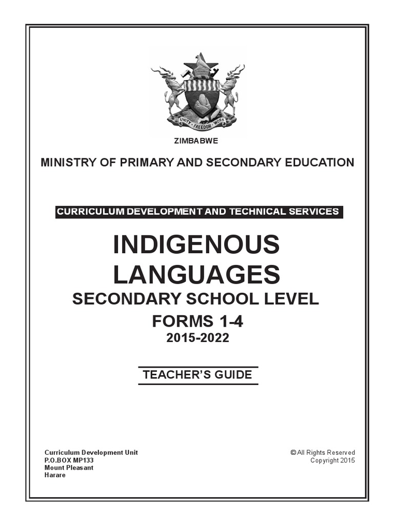 Indigenous Languages Forms 1-4 PDF | PDF | Reading Comprehension ...