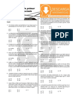 17 Descargar Ejercicios de Inecuaciones de Primer Grado Con Enunciado Tercero de Secundaria PDF