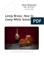Lenny Breau: How To Comp While Soloing: Steve Herberman