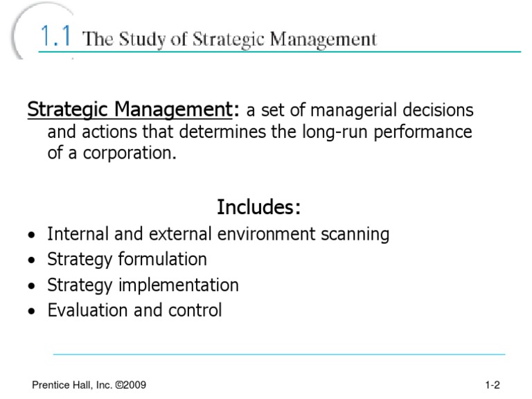 Strategic Management Overview Guide | PDF | Business | Art