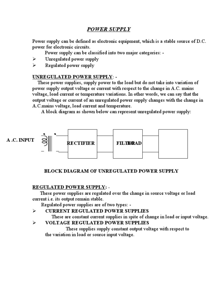 Power Supply | PDF