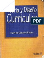 Teoria y Diseno Curricular Libro de Martha Cassarini PDF