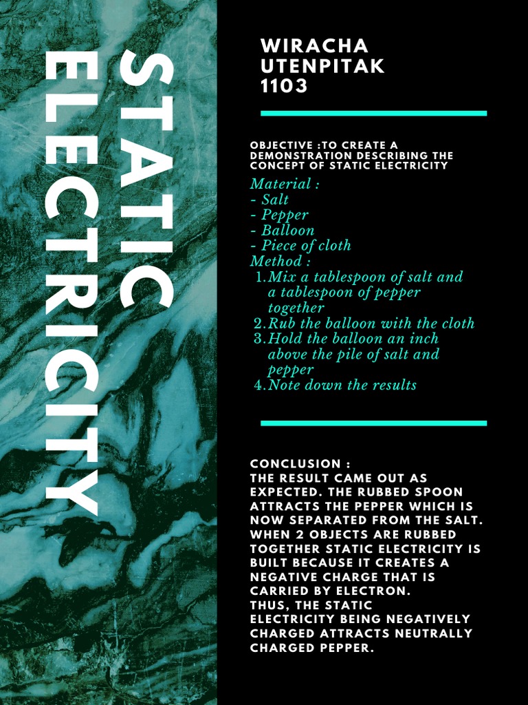 Static Electricity PDF