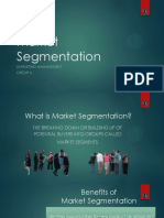 Market Segmentation: Marketing Management Group 6