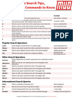 Google Search Cheat-Sheet PDF