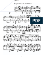 Hungarian Dance For Solo Piano No 9 in E Minor PDF