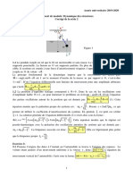 Corrige - Serie2 - Dynamique Des Structures 2019 PDF