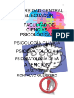 4 Psicopatología de La Atención